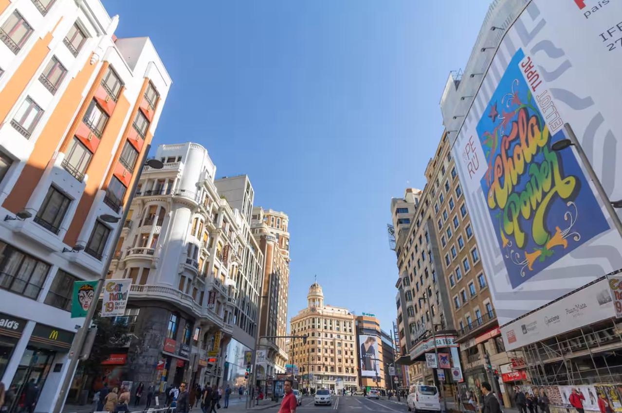 Central Gran Via Madri Exterior foto