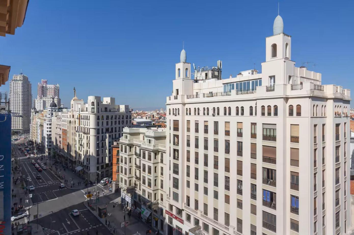 Central Gran Via Madri Exterior foto